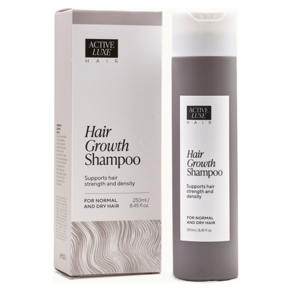 Active Luxe, šampon za aktivno rast las in proti izpadanju za suho in normalno lasišče (250 ml)