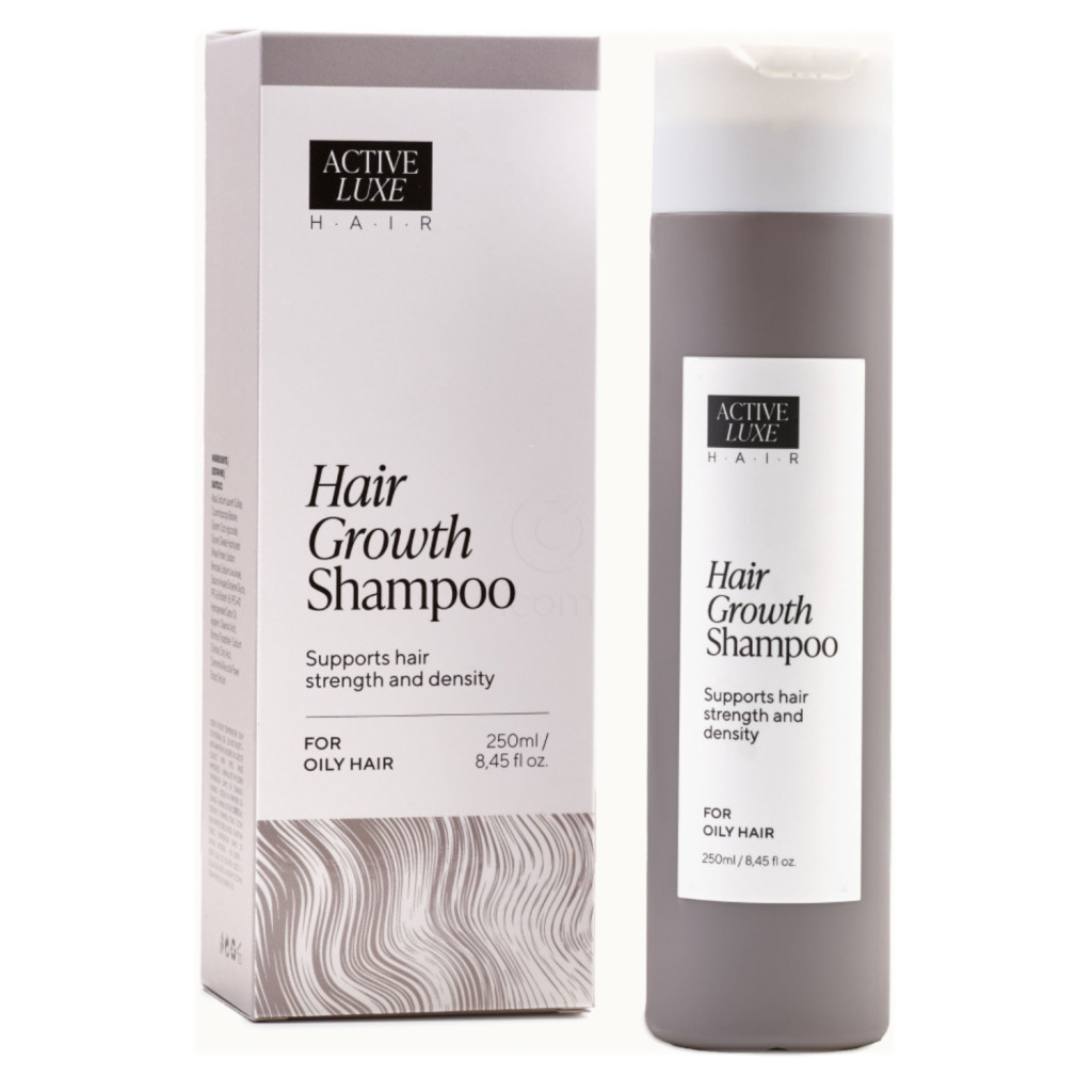 Active Luxe, šampon za aktivno rast las in proti izpadanju za mastno lasišče (250 ml)