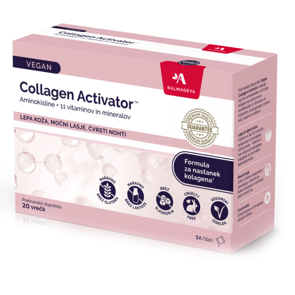 Ralmadeya Collagen Activator Vegan, prašek v vrečicah (20 vrečk)