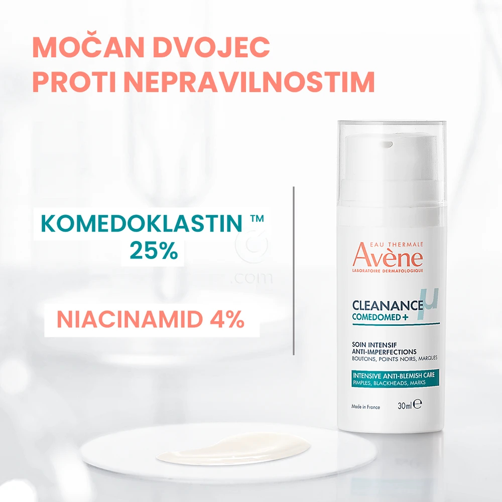 Avene Cleanance Comedomed+, intenzivna nega proti nepravilnostim (30 ml)