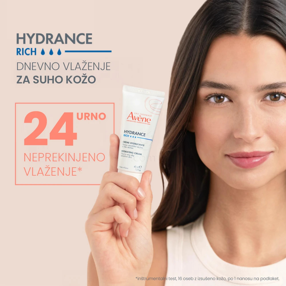 Avene Hydrance Riche, bogata vlažilna krema - tuba (40 ml)