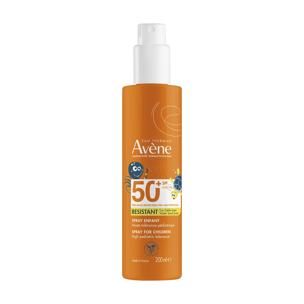 Avene Sun, paket - otroško pršilo ZF50+ in Reflexe Solaire emulzija ZF50+ (200 ml + 30 ml)