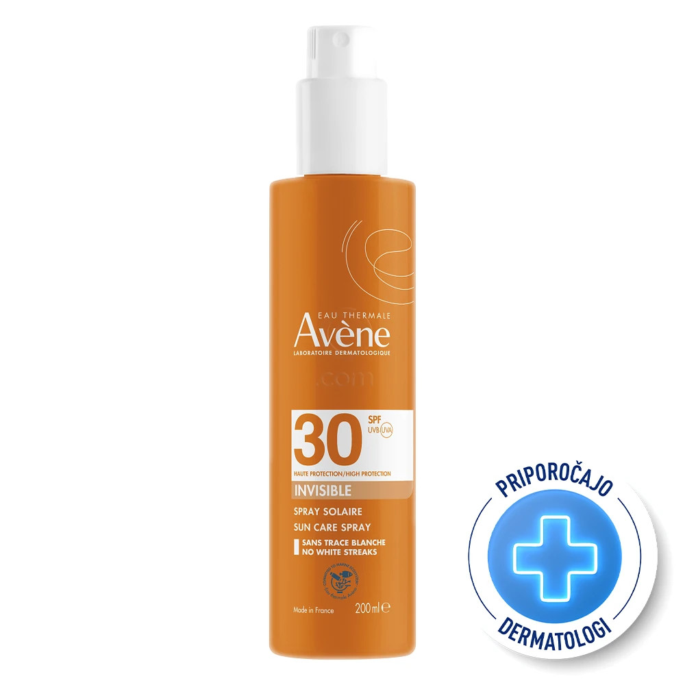 Avene Sun, pršilo za zaščito pred soncem - ZF30 (200 ml)