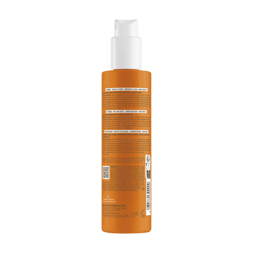 Avene Sun, pršilo za zaščito pred soncem - ZF30 (200 ml)