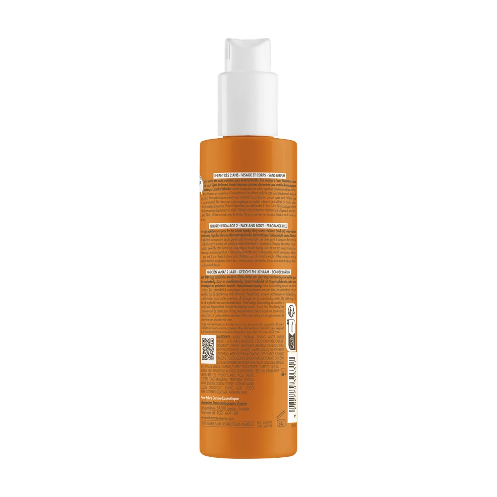 Avene Sun, zelo visoka zaščita pred soncem za otroke  - ZF50+ (200 ml)