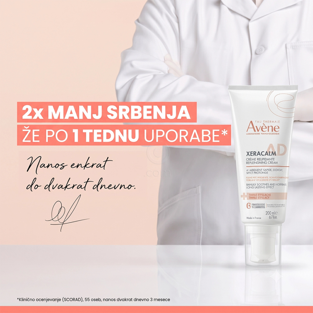 Avene XeraCalm A.D, krema za relipidacijo (200 ml)