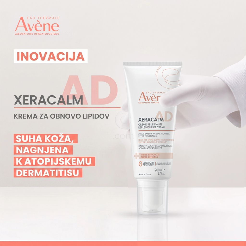 Avene XeraCalm A.D, krema za relipidacijo (200 ml)