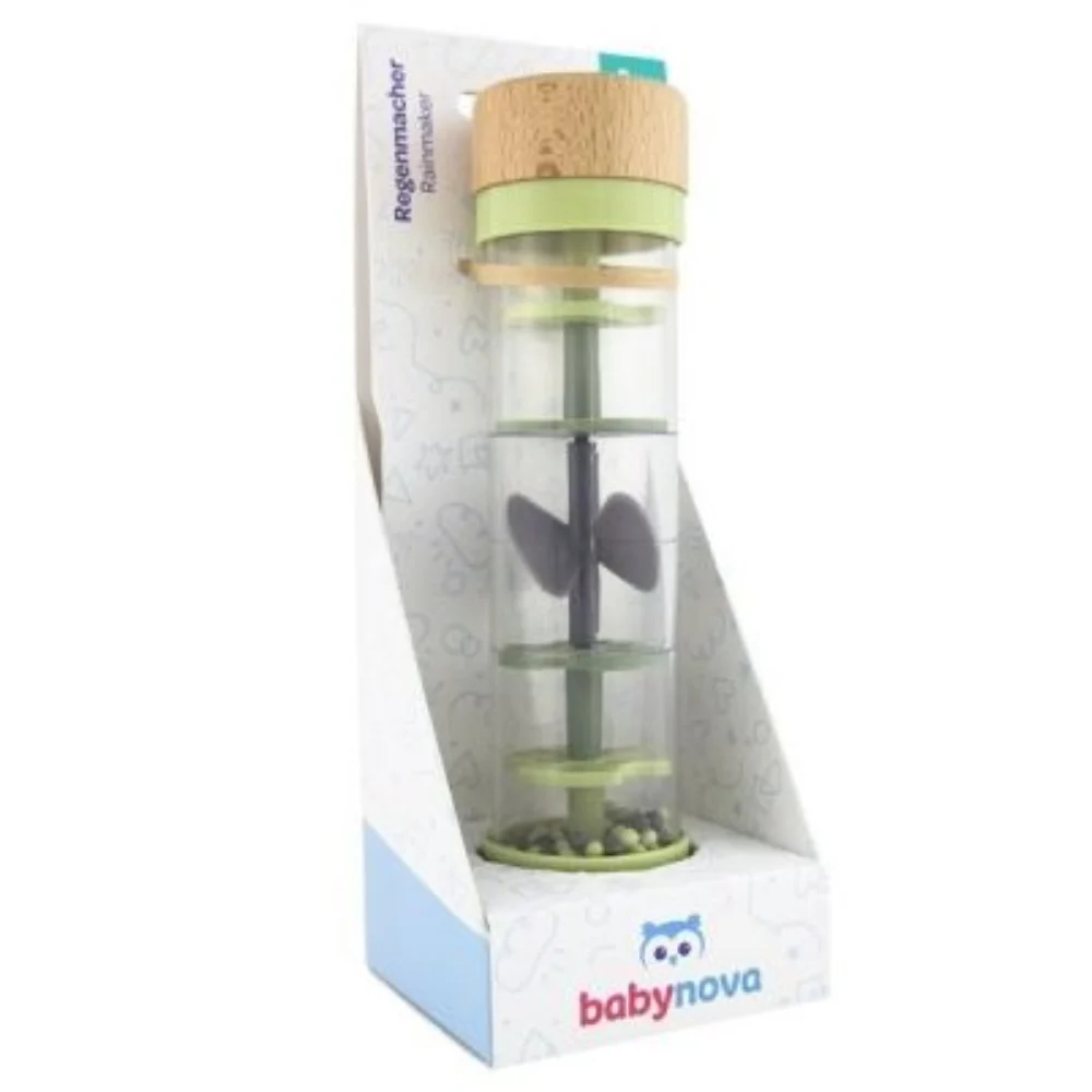 Baby-Nova, ropotuljica - zvoki dežja (1 ropotuljica)