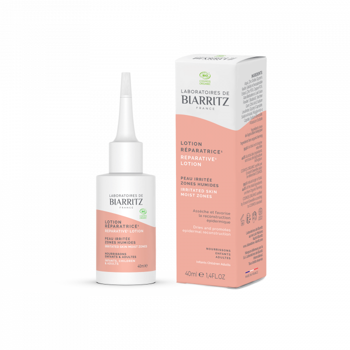 Biarritz Alga Cicosa BIO, obnovitveni losjon za razdražene predele kože (40 ml)