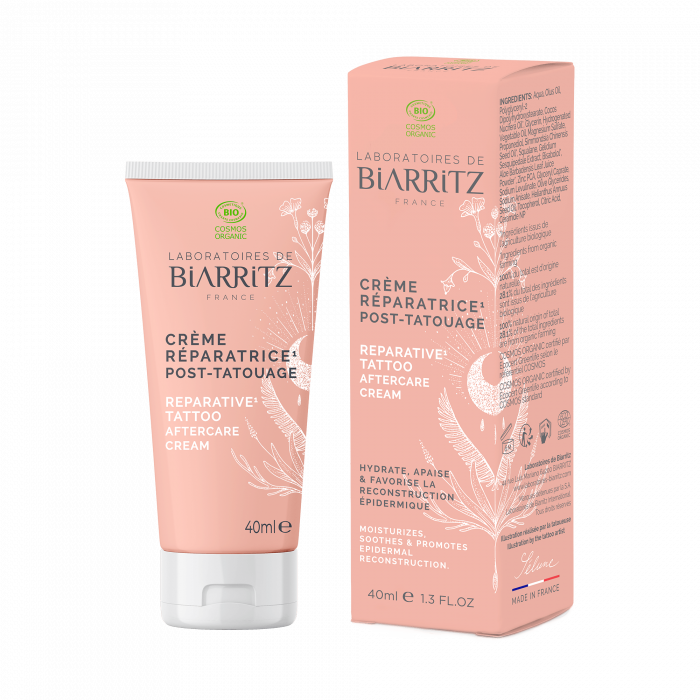 Biarritz Alga Cicosa BIO, zaščitna krema za nego kože po tetoviranju (40 ml)