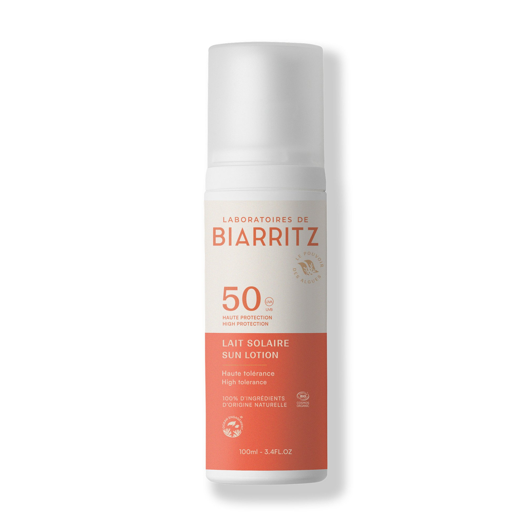 Biarritz BIO, mleko za zaščito pred soncem za obraz in telo - ZF50 (100 ml)