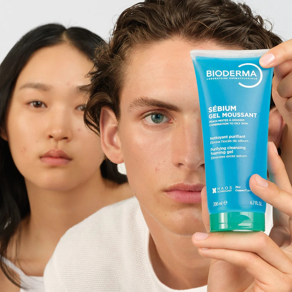 Bioderma Sebium Gel Moussant, čistilni gel za mešano do mastno kožo (200 ml)