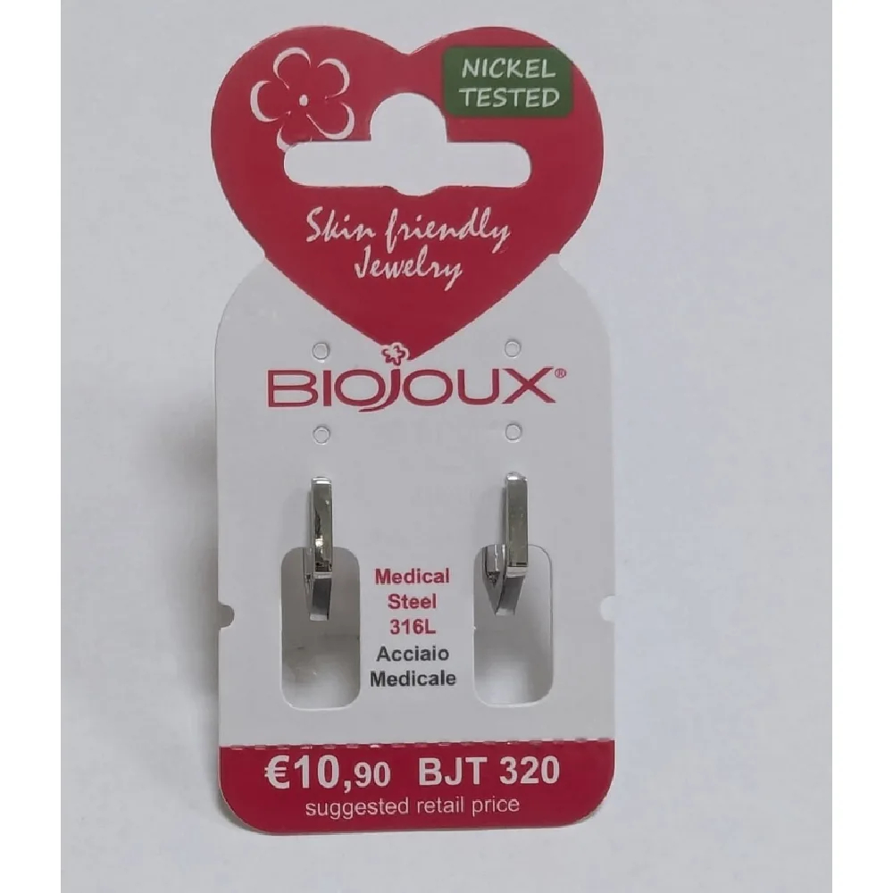 Biojoux, uhani iz kirurškega jekla - Soledad - BJT320 (2 uhana)
