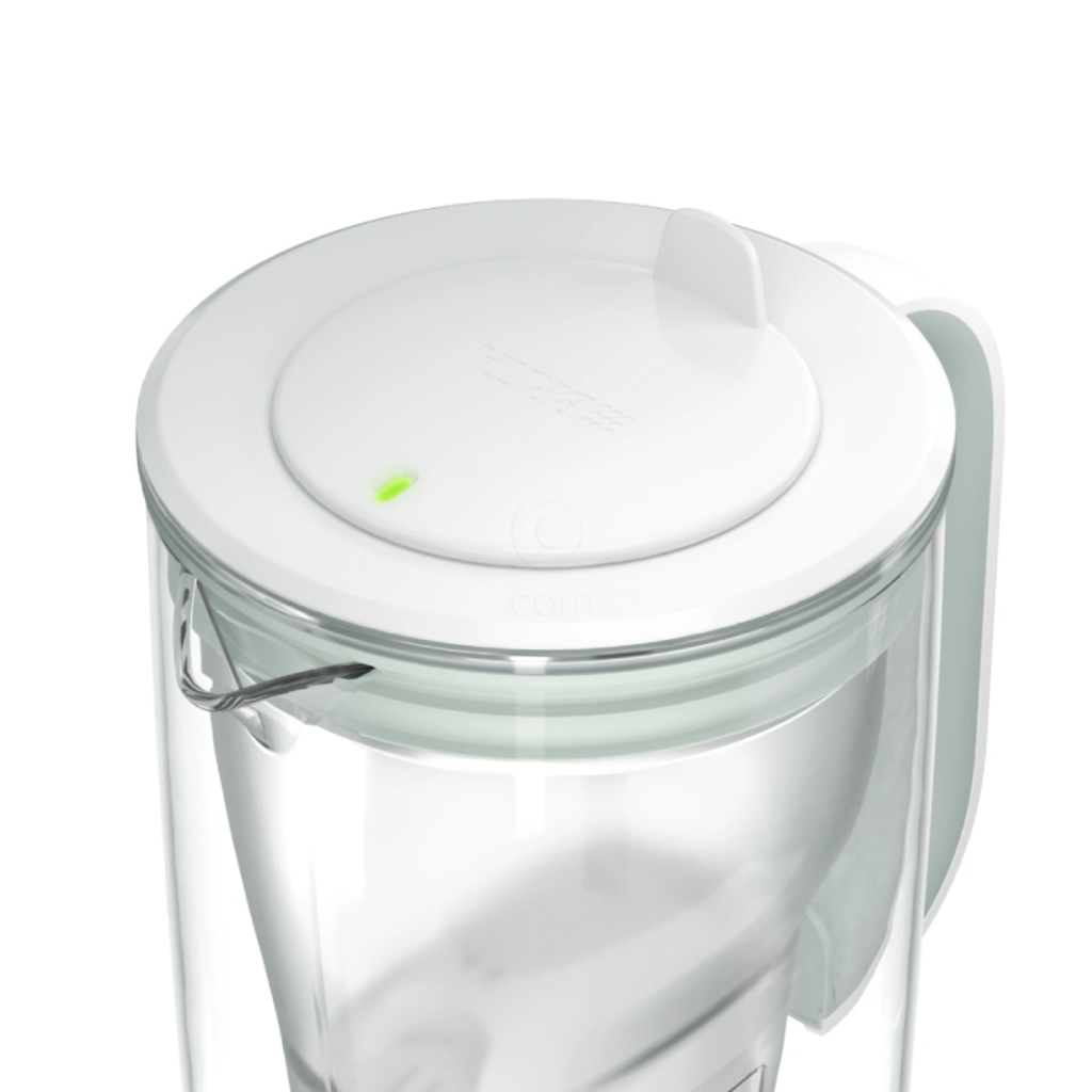 Brita Glass One 60th Anniversary Edition, stekleni vrč za filtriranje vode - zelen - 2,5 l (1 komplet)