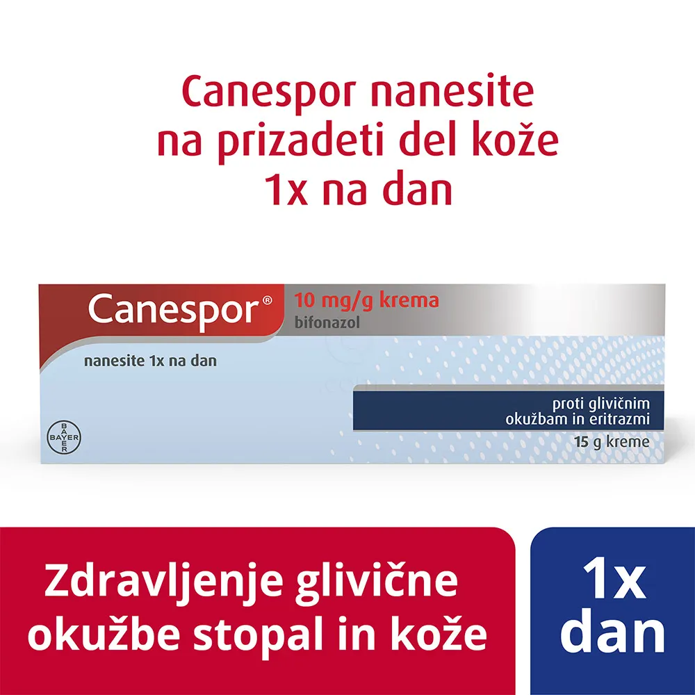 Canespor 10 mg/g, krema (15 g)