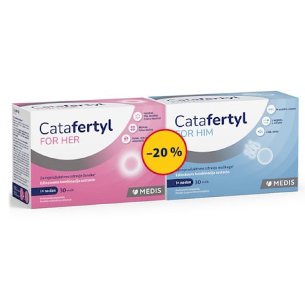 Catafertyl For Her + For Him, paket (2 x 30 vrečk)