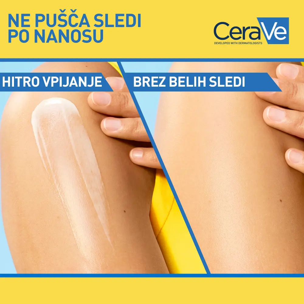 CeraVe Sun, nevidni losjon za zaščito pred soncem - ZF50+ (75 ml)