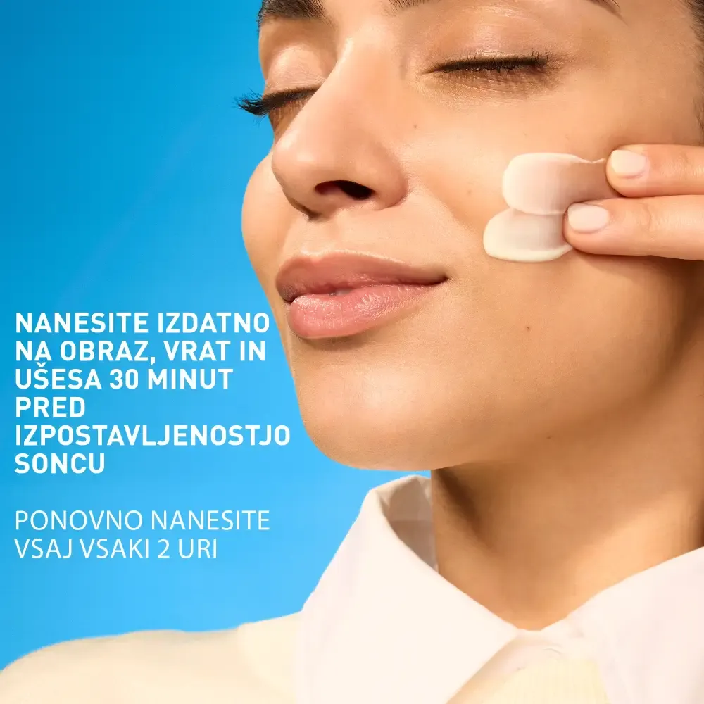 CeraVe Sun, nevidni vlažilni fluid za zaščito pred soncem - ZF50 (50 ml)