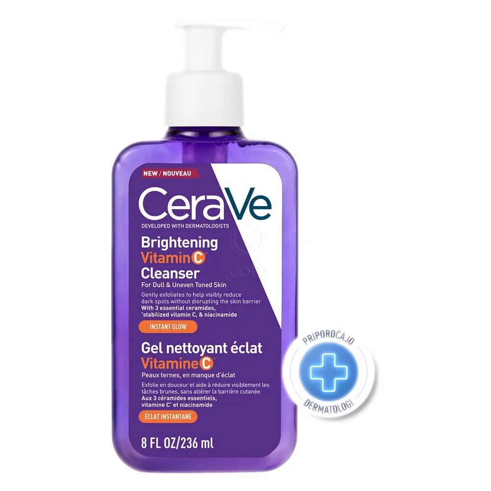 CeraVe, čistilni gel z vitaminom C (236 ml)