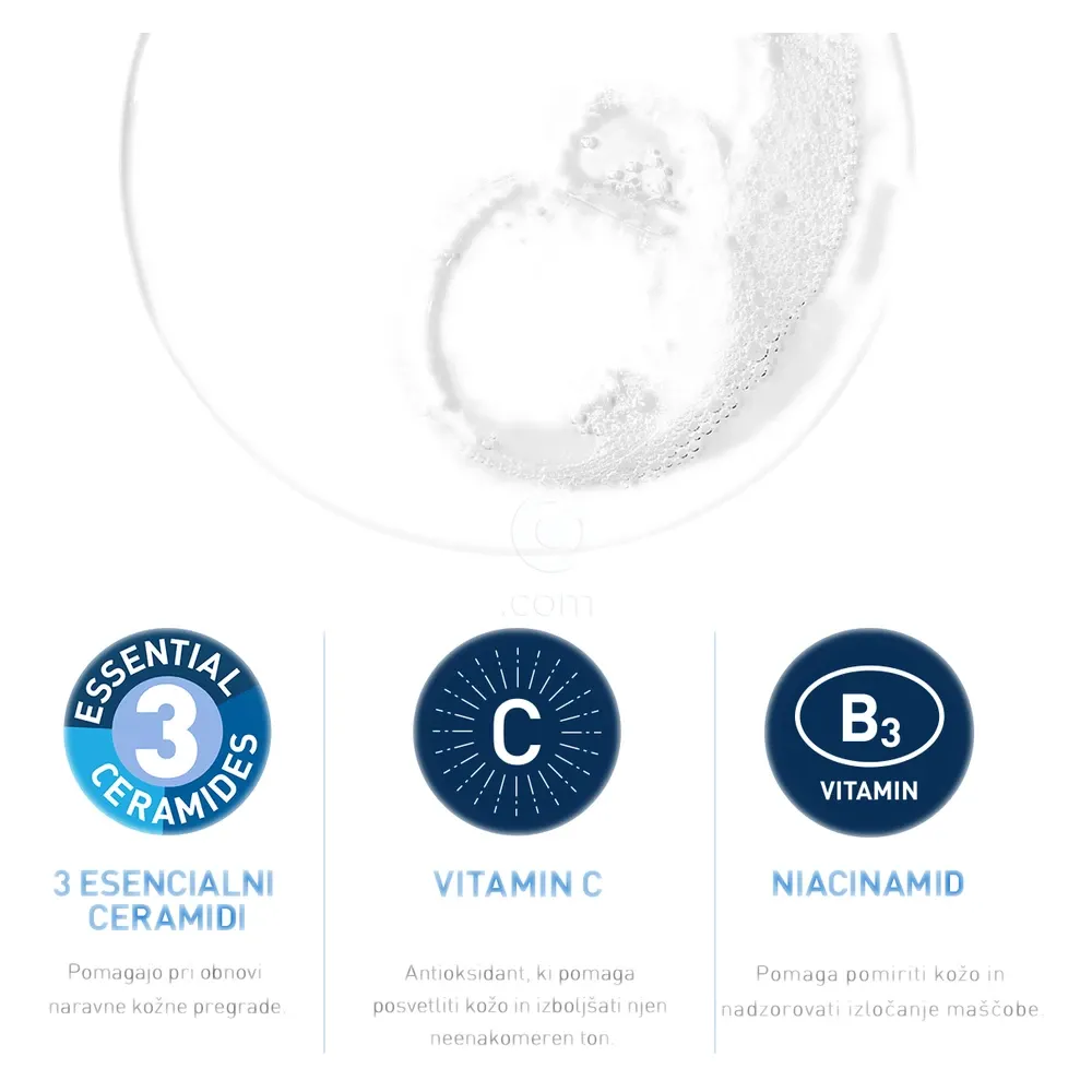 CeraVe, čistilni gel z vitaminom C (236 ml)