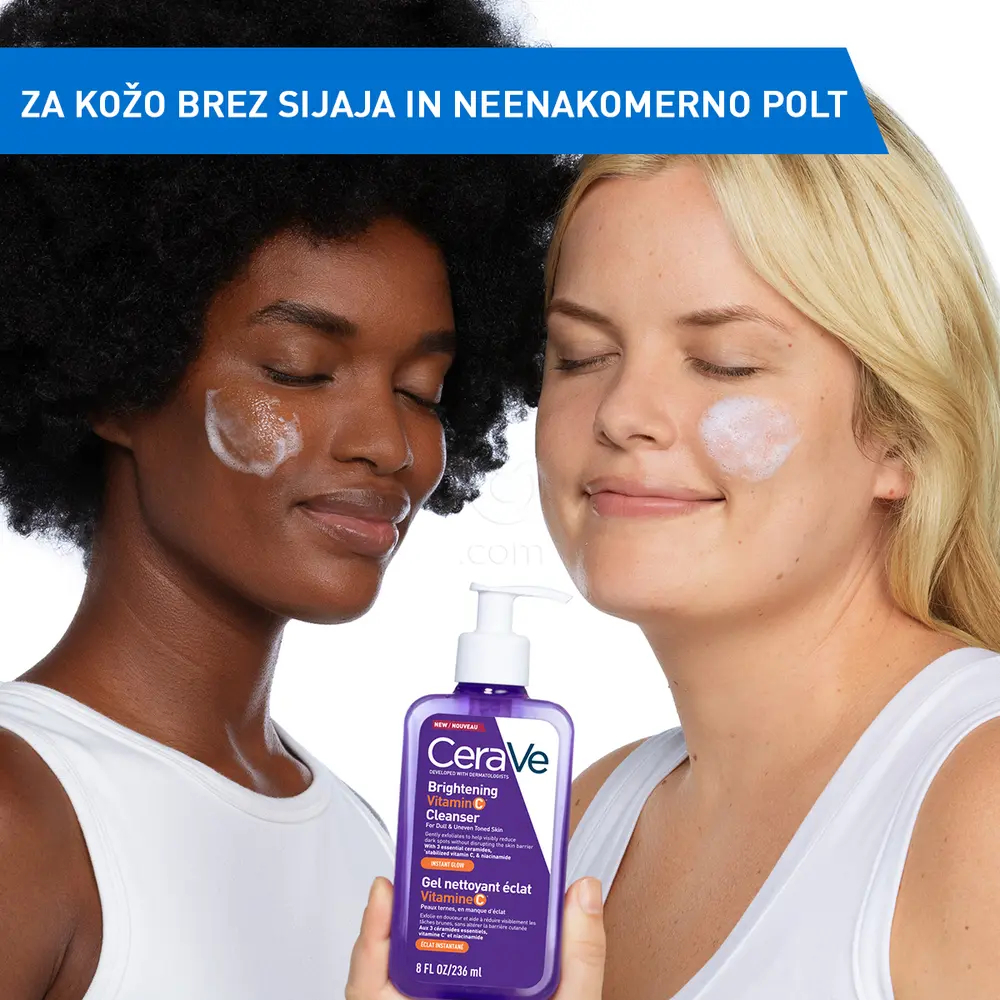 CeraVe, čistilni gel z vitaminom C (236 ml)