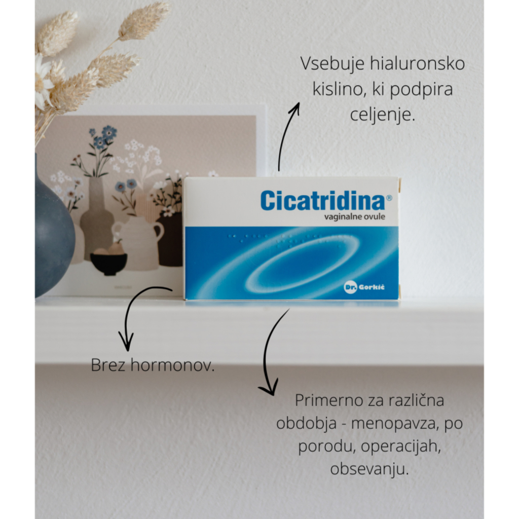 Cicatridina, vaginalne ovule (10 globul)