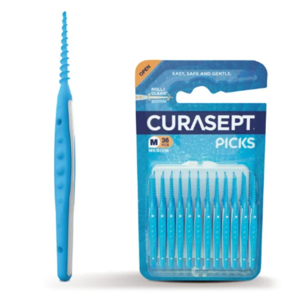 Curasept Picks, medzobne spirale za ozke medzobne prostore - M (36 medzobnih spiral)