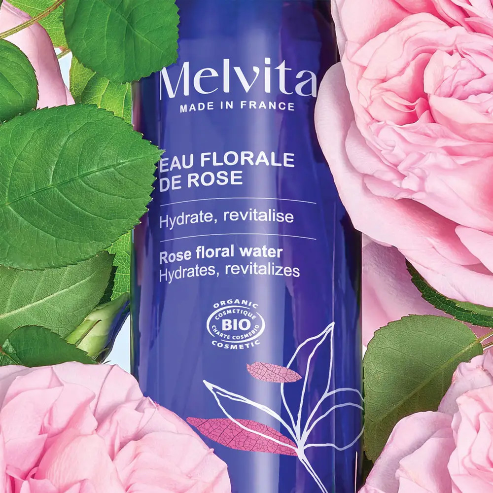 Melvita, cvetna vodica damaščanske vrtnice (200 ml)