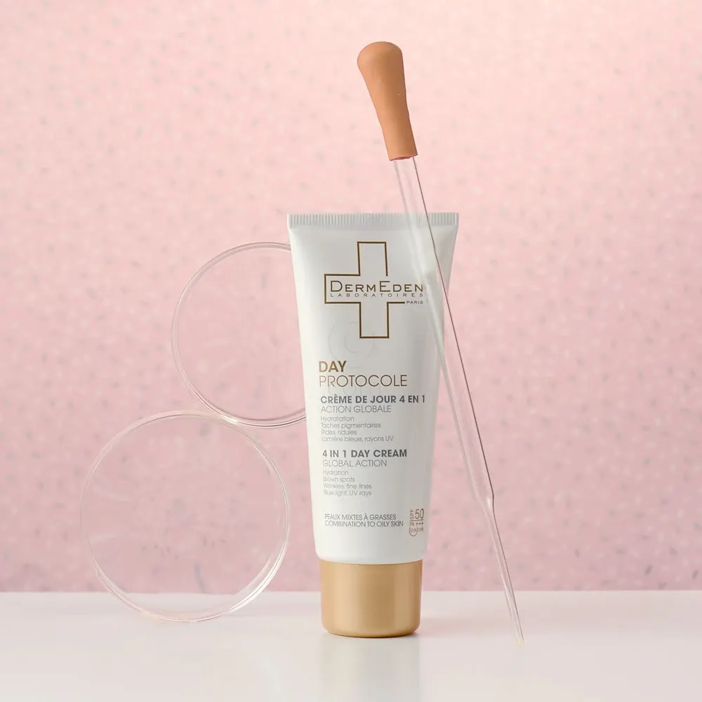 DermEden Anti-Age, 4 v 1 krema za normalno/mešano kožo - ZF50+ (50 ml)