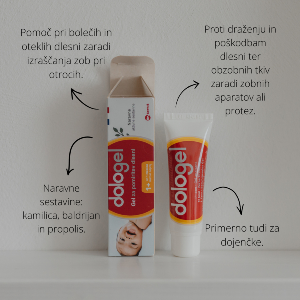 Dologel, gel za pomiritev dlesni (25 ml)