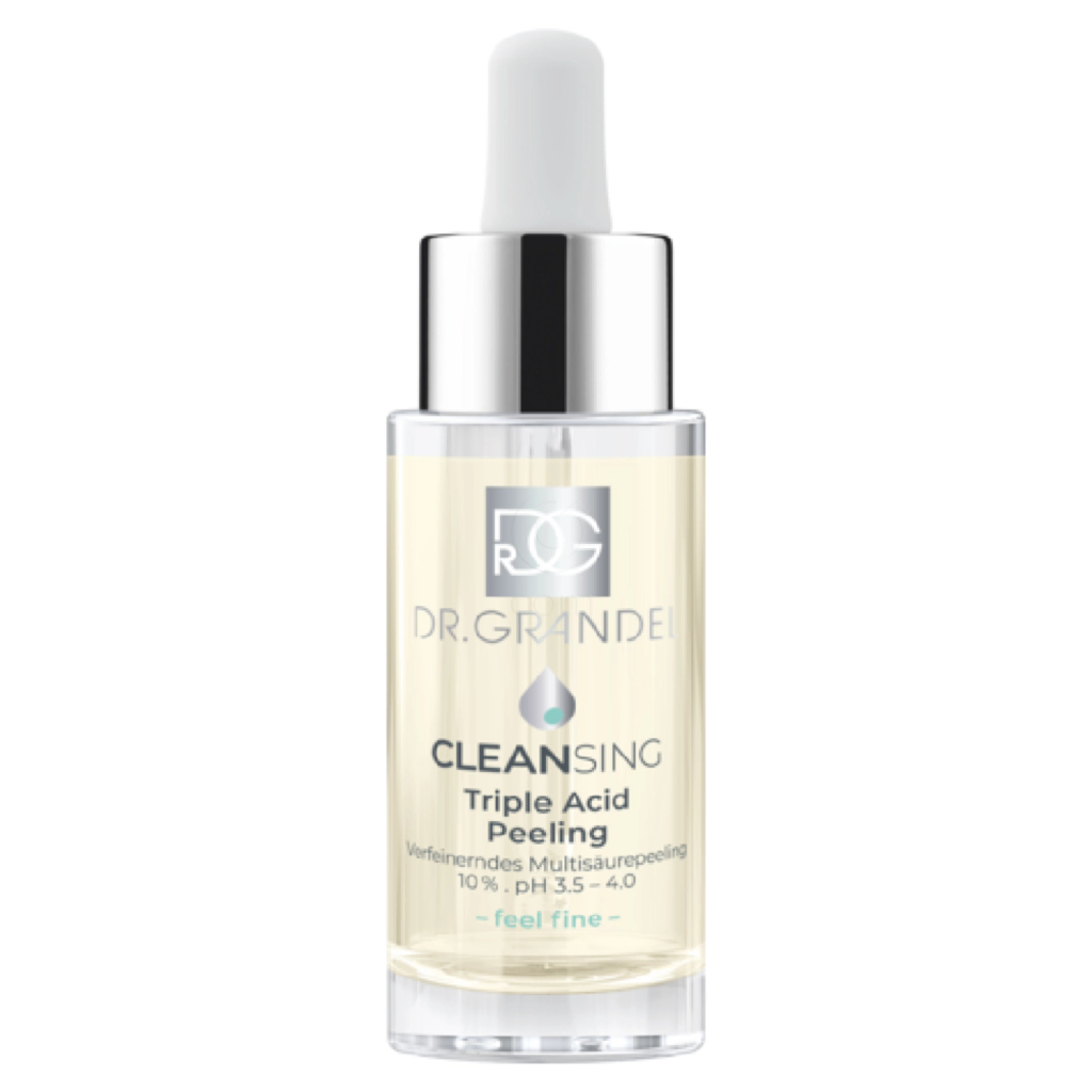 Dr. Grandel Cleansing Triple Acid Peeling 10%, večkislinski piling za obraz, vrat in dekolte (30 ml)