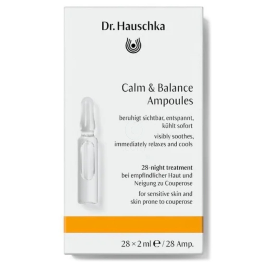 Dr. Hauschka, ampule za pomiritev in ravnovesje - nega občutljive kože (28 x 2 ml)