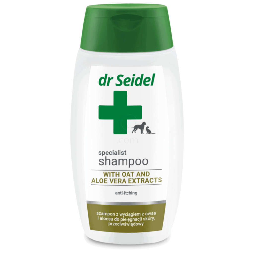 dr Seidel, šampon z ovsom in aloe vero za pse in mačke (220 ml)