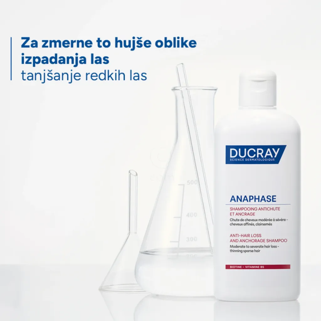 Ducray Anaphase, šampon proti izpadanju las za oslabljene lase (200 ml)