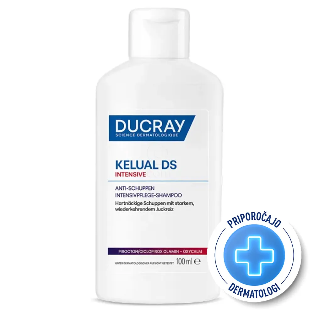 Ducray Kelual DS Intensive, šampon proti prhljaju (100 ml)
