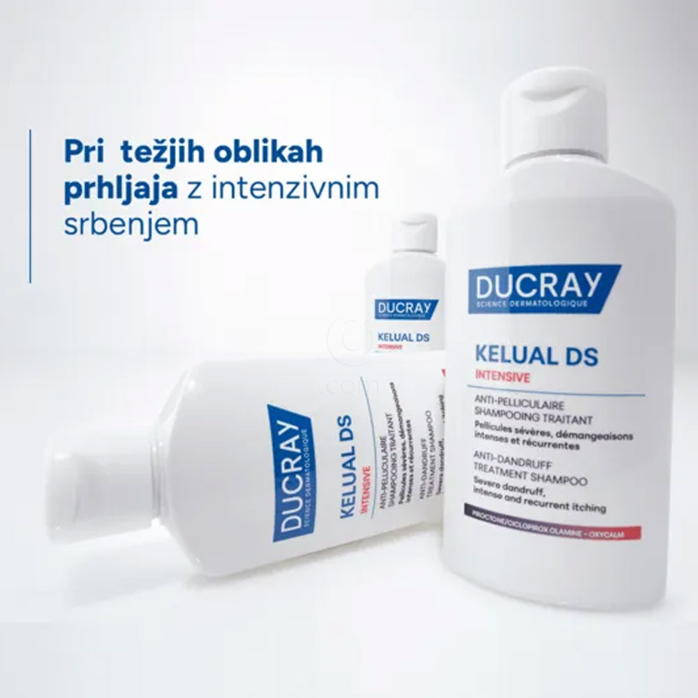 Ducray Kelual DS Intensive, šampon proti prhljaju (100 ml)