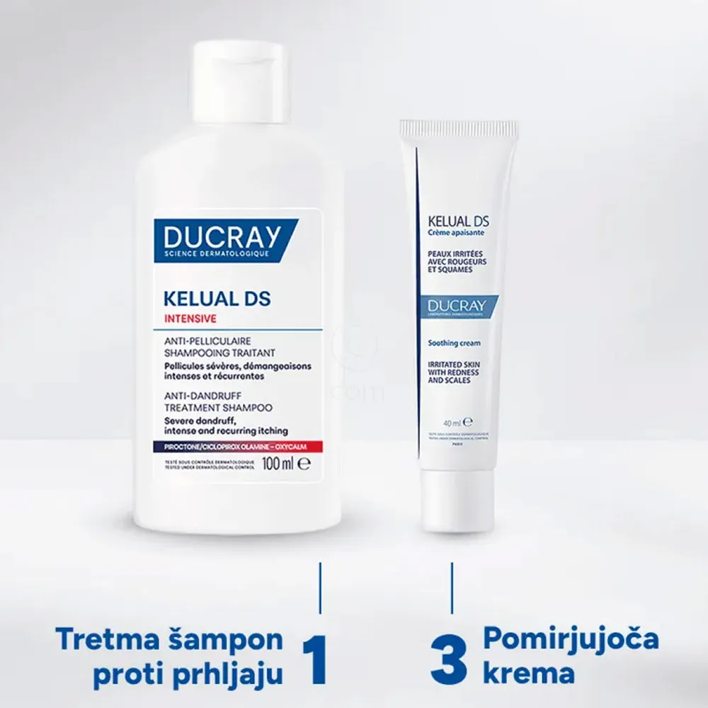 Ducray Kelual DS Intensive, šampon proti prhljaju (100 ml)