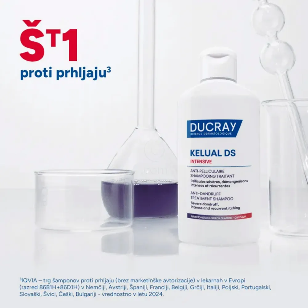 Ducray Kelual DS Intensive, šampon proti prhljaju (100 ml)