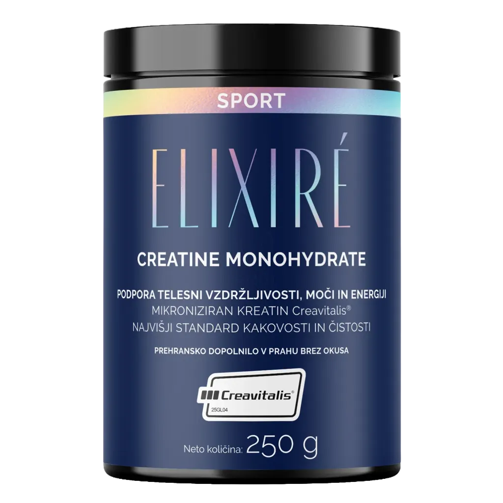 Elixire Creatine Monohydrate Creavitalis, prašek v lončku (250 g)