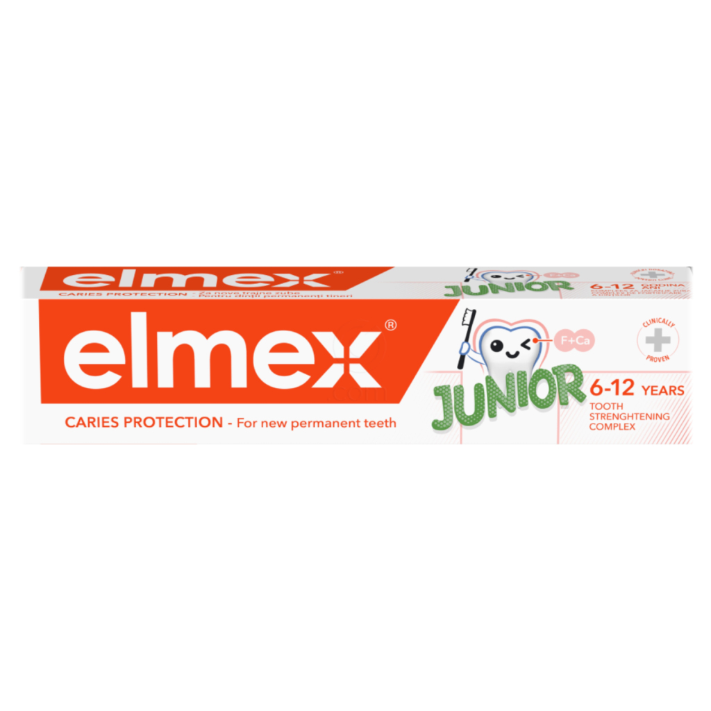 Elmex Junior otroška zobna krema, 6-12 let (75 ml)