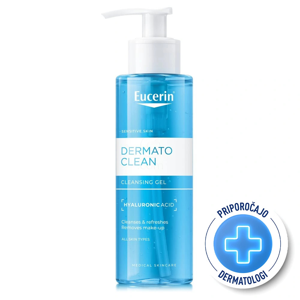 Eucerin DermatoClean [Hyaluron], čistilni gel (200 ml)