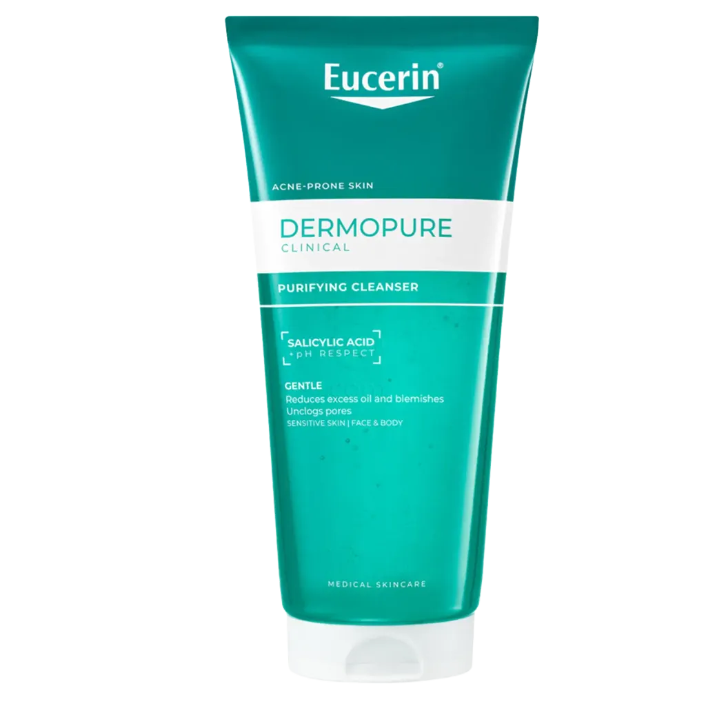 Eucerin DermoPure Clinical čistilni gel, za kožo nagnjeno k nepravilnostim (200 ml)