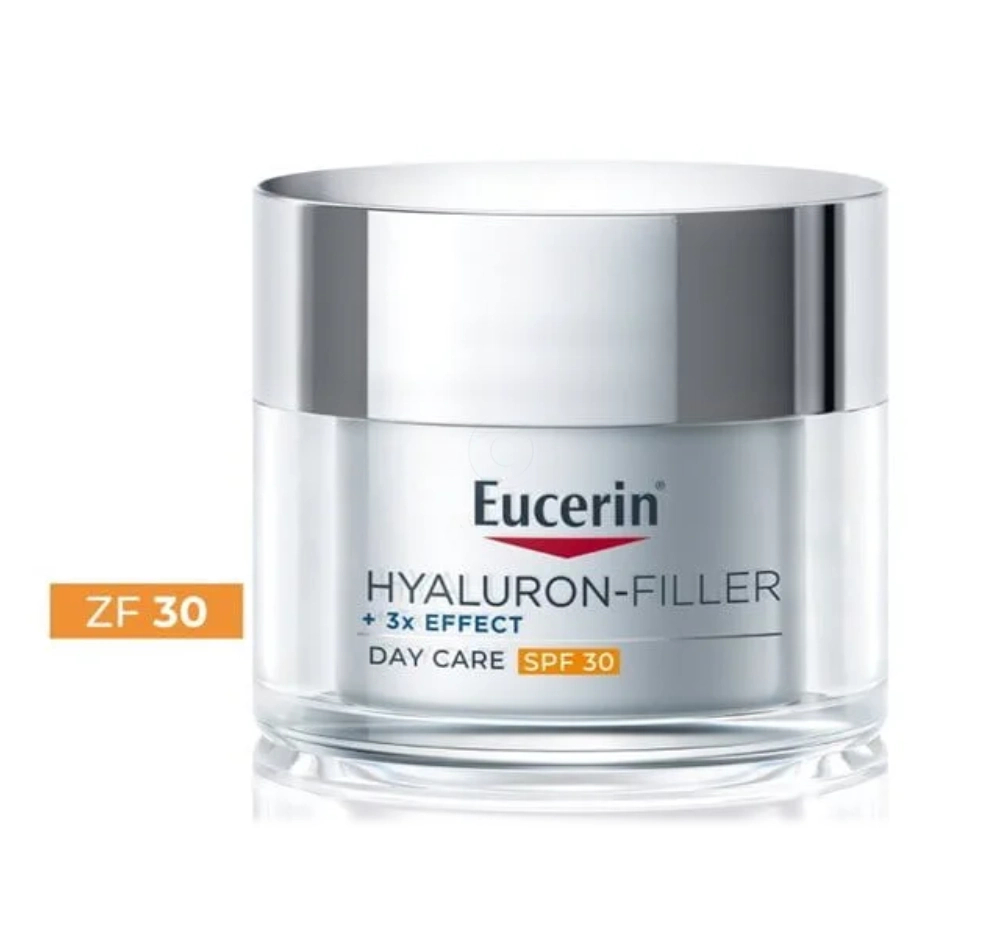 Eucerin Hyaluron-Filler, dnevna krema za vse tipe kože - ZF 30 - paket (2 x 50 ml)