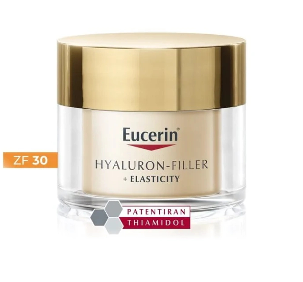 Eucerin Hyaluron-Filler + Elasticity, dnevna krema - ZF30 - paket (2 x 50 ml)