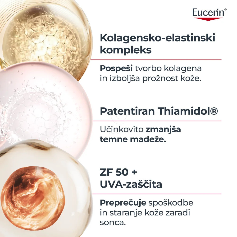 Eucerin Hyaluron-Filler + Elasticity, ultralahki dnevni fluid ZF 50 (50 ml)