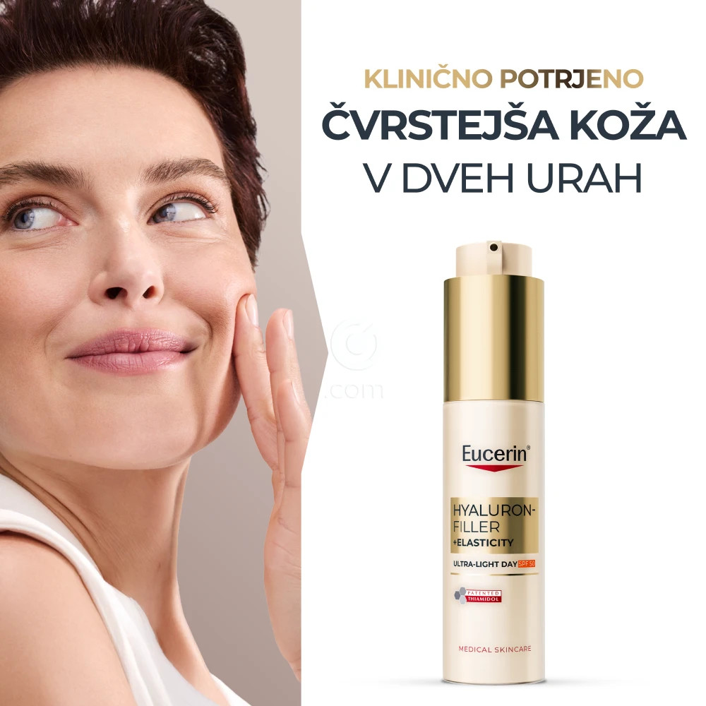 Eucerin Hyaluron-Filler + Elasticity, ultralahki dnevni fluid ZF 50 (50 ml)