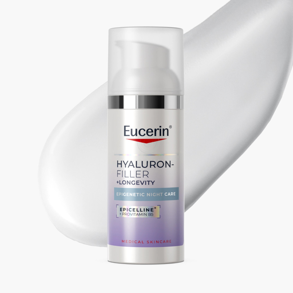 Eucerin Hyaluron-Filler + Longevity Epigenetic, nočna krema proti znakom staranja (50 ml)
