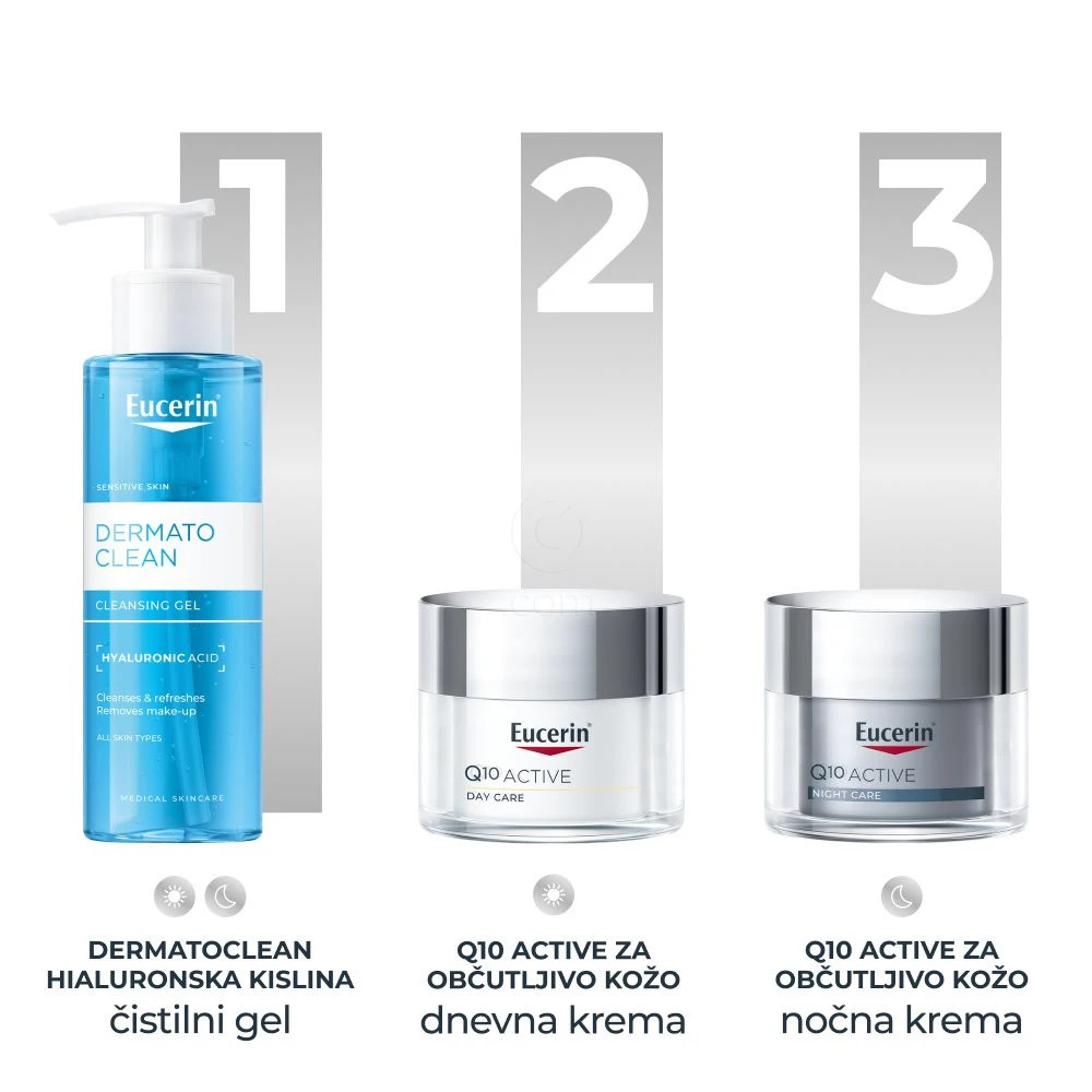Eucerin Q10, dnevna krema za suho kožo (50 ml)
