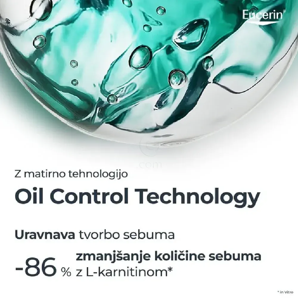 Eucerin Sun Oil Control Dry Touch, kremni gel za zaščito obraza - ZF50+ (50 ml)