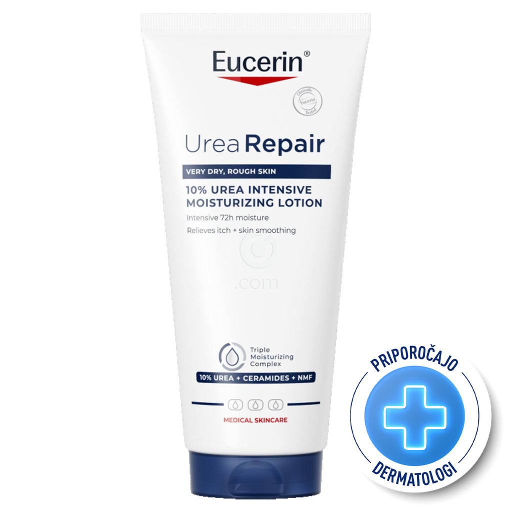 Eucerin UreaRepair 10 % Urea, losjon za telo za zelo suho kožo (200 ml)
